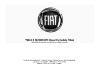 Fiat Bravo - Manual SK 2009- Verzie s DPF 530.03.769 Fiat SK 2ed 07 2009 